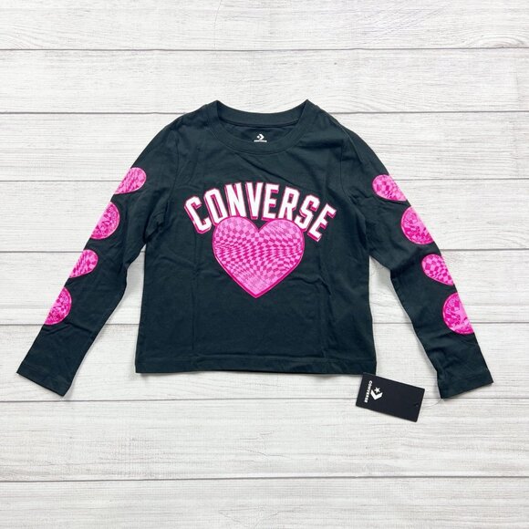 Nwt Converse Heart Graphic Shirt - Picture 1 of 3